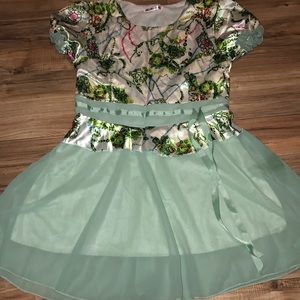 Green dress